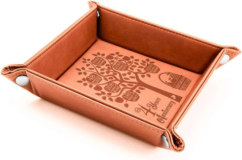 4 Years Anniversary Traditional Organization Tray
